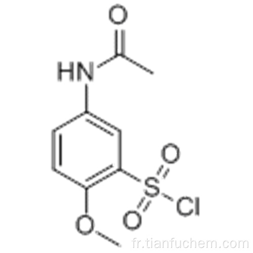 5-Acétylamino-2-méthoxybenzènesulfonyle chlorure CAS 5804-73-9